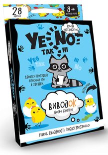 Настольная игра YENOT ДаНетки (укр) Danko Toys YEN-01-01 28 карточек развивающая логическая творческая