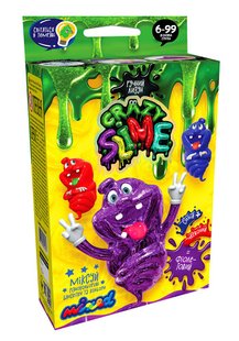 Набор для проведения опытов Crazy Slime mini Danko Toys SLM-02-01U Лизун Слайм своими руками вязкая маса детям