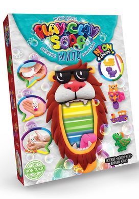 Набір для творчості PlayClay Soap 6 кольорів Danko Toys PCS-03-01U дитяче мило формочки креатив для дітей