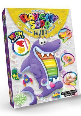 Набір для творчості PlayClay Soap 6 кольорів Danko Toys PCS-03-01U дитяче мило формочки креатив для дітей