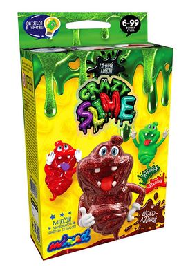 Набір для проведення дослідів Crazy Slime mini Danko Toys SLM-02-01U Лизун слайм своїми руками в'язка маса для дітей