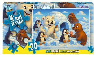 Дитячі м'які пазли "Funny Animals" 20 ел. с.10 Danko Toys S20-10-15