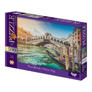Класичний пазл 500 ел. с.15 "Canal Grande in Venice, Italy" Danko Toys С500-15-07