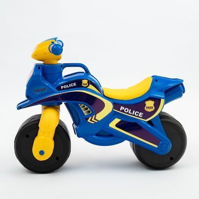 Мотоцикл Байк Полиция Doloni Toys 0138/570, каталка, детский мотобайк, беговел, велобег, толокар