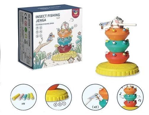 Магнитная игра Поймай червячка 20103-1
