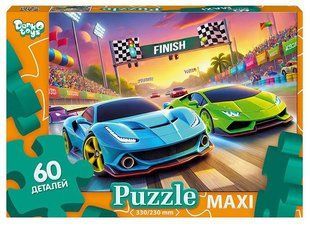 Дитячий пазл Максі 60 ел. с.11 "Перегони " Danko Toys Mx60-11-14