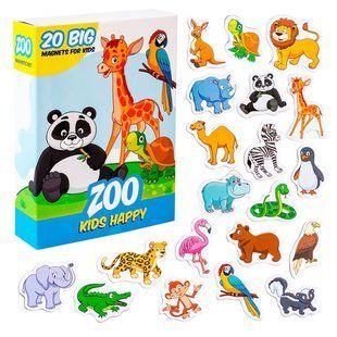 Набор магнитов Magdum "Kids Happy Zoo" (20 магнитов) ML4031-01 EN