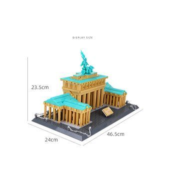 Конструктор Бранденбурзькі ворота Wange 3D Архітектура 6211 Gate 3Д 1552 деталі