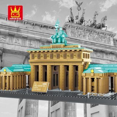 Конструктор Бранденбурзькі ворота Wange 3D Архітектура 6211 Gate 3Д 1552 деталі
