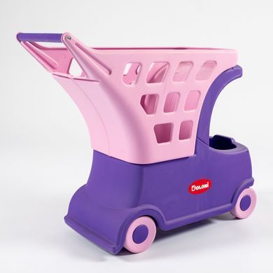 Детский автомобиль с корзинкой DOLONI 01540/01 тележка для супермаркета каталка игровой набор
