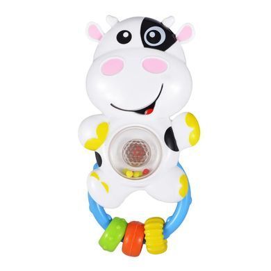 Музичне брязкальце Жабеня/Коровка (зі світлом) 56008/56009