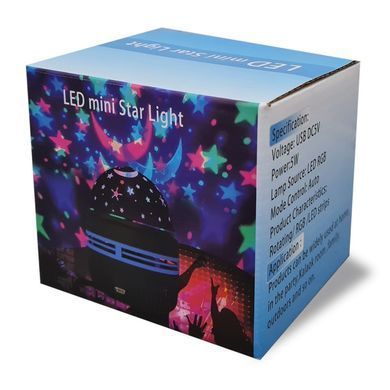 Проектор зоряного неба LED mini Star Light (обертається, працює від мережі) JY-8017