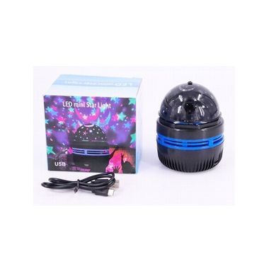 Проектор зоряного неба LED mini Star Light (обертається, працює від мережі) JY-8017
