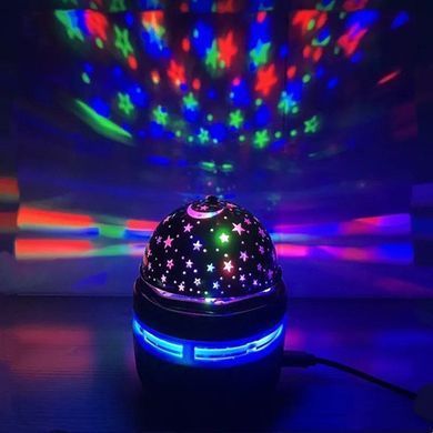 Проектор зоряного неба LED mini Star Light (обертається, працює від мережі) JY-8017