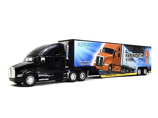 Модель грузовика KENWORTH T700 с контейнером KT1302W Kinsmart металлические инерционные машинки игрушки детям