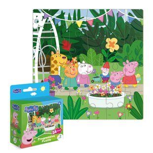 Дитячий пазл Peppa Pig Progressive Дивокрай (24 ел.) Dodo 200479