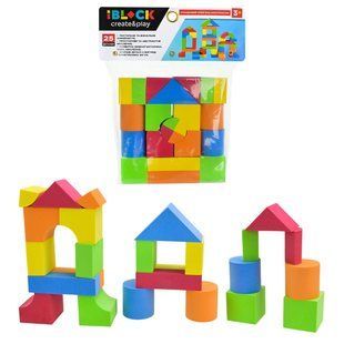 Мягкий конструктор EVA IBLOCK (25 дет.) PL89902