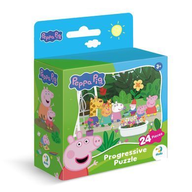 Дитячий пазл Peppa Pig Progressive Дивокрай (24 ел.) Dodo 200479