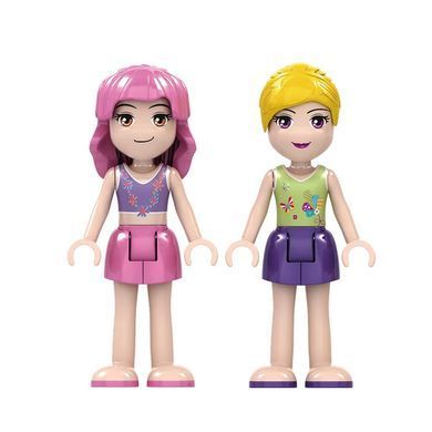 Конструктор Cogo Girls Бар у моря 4551, фигурки, серфингистки, 228 дет. блочный, игрушка для девочек