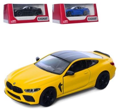 Модель Kinsmart BMW M8 COMPETITION COUPE 5'' KT5425W машинка металева інерційна відчиняються двері машина для дітей іграшка