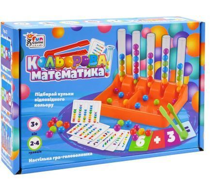 Настольная игра головоломка Цветная Математика 4FUN Game Club 75054