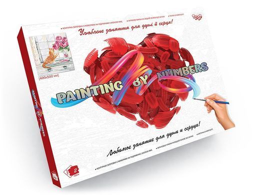 Креативна творчість "Картина за номерами на полотні" с.2 (40*50 см) Danko Toys KpN-40х50-02-08