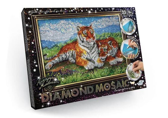 Алмазна мозаїка Danko Toys DM-01-01,02,&hellip;10, Diamond Mosaic набір креативної творчості, живопис для дітей