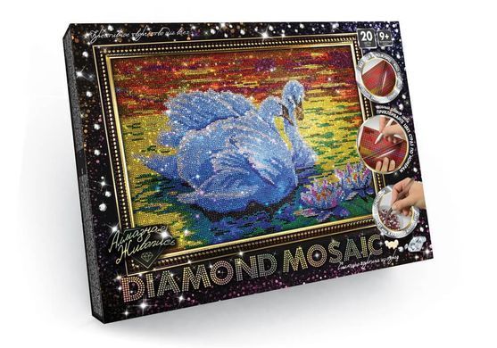 Алмазна мозаїка Danko Toys DM-01-01,02,&hellip;10, Diamond Mosaic набір креативної творчості, живопис для дітей