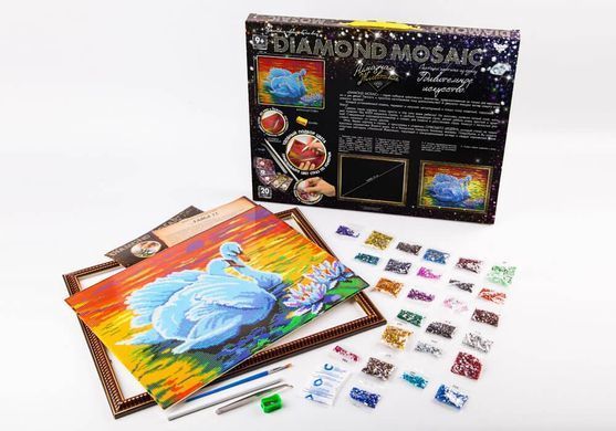 Алмазна мозаїка Danko Toys DM-01-01,02,&hellip;10, Diamond Mosaic набір креативної творчості, живопис для дітей