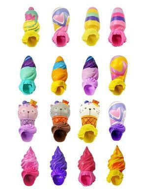 Герої WOW DOLL, арт. WOW-1, Лялечка-сюрприз зростаюча у воді, будиночок морозиво, волосся сквіш, іграшка лялька, типу №О№