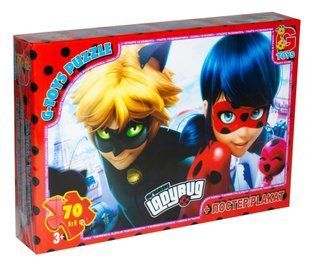 Пазл Леді Баг + постер G-Toys (70 дет.) LB1006