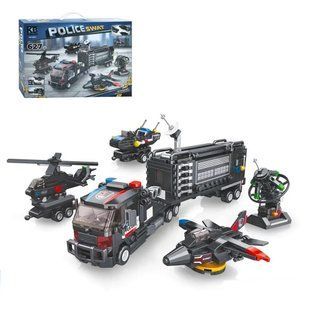 Конструктор Полицейская техника 5 в 1 Limo Toy (627 дет.) KB 5903