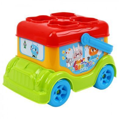 Игрушка для развития Автобус ТехноК (сортер, пирамидка, куб) 0389