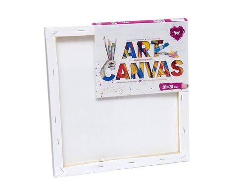 Полотно (полотно) для малювання Art Canvas Danko Toys AC-31х31