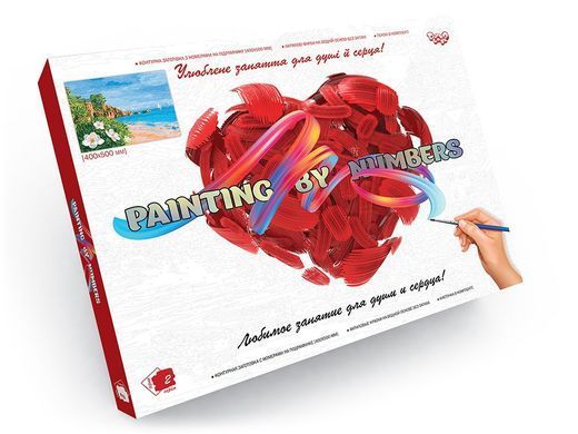 Креативное творчество "Картина по номерам на полотне" с.2 (40*50 см) Danko Toys KpN-40х50-02-09