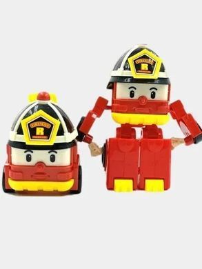 Трансформер транспорт Robocar Poli 83168 Робокар Полі іграшка дитячий робот машинка вертоліт вантажівка для дітей