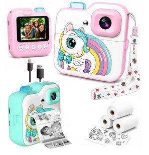Детский цифровой фотоаппарат принтер Print Camera C 72977