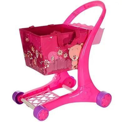 Візок для супермаркету 9955 Shopping Cart, кошик для продуктів, сумка, іграшка для дівчаток, магазин
