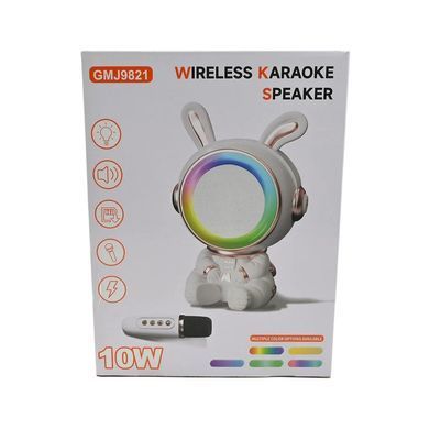Караоке с микрофоном и колонкой (Bluetooth, LED подсветка) GMJ 9821