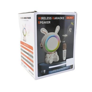 Караоке с микрофоном и колонкой (Bluetooth, LED подсветка) GMJ 9821