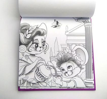 Розмальовка Mouse Stories, серія Coloring book, Манго-book, 9789664993033/4
