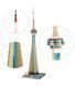 3д Конструктор Архитектура Си-Эн Тауэр В Торонто Канада CN TOWER Canada 400 шт Wange 4215 совместим