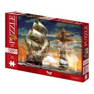 Класичний пазл 380 ел. с.6 "Sea Battle" Danko Toys C380-06-08