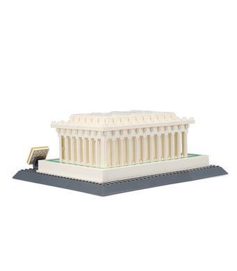 3д Конструктор Архитектура Мемориал Линкольна Lincoln Memorial USA 979 шт Wange 4216