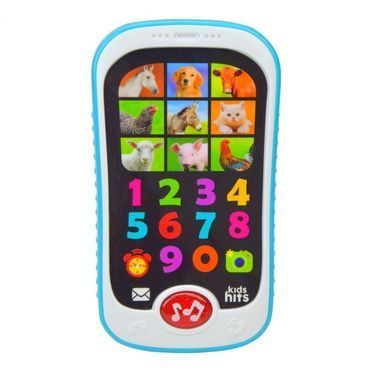 Телефон Kids Hits KH03/001, Smart Phone, Привіт Ферма, музичний, розвиваючий, світло, іграшка для дітей