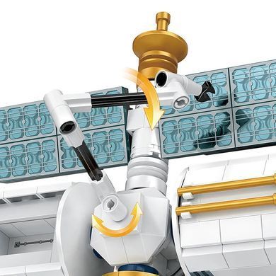 Конструктор Cogo Орбітальна космічна станція, 4431 Space Station, 321 деталь, класичний, пластиковий, блочний,