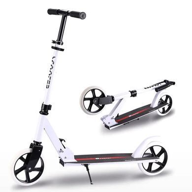 Двухколесный самокат Scooter 2020, большие колеса, складной, трюковый, корпус стальной, скутер для детей