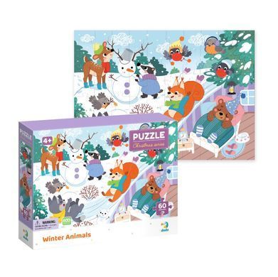 Дитячий пазл Dodo Зимові тваринки (60 дет.) 300578