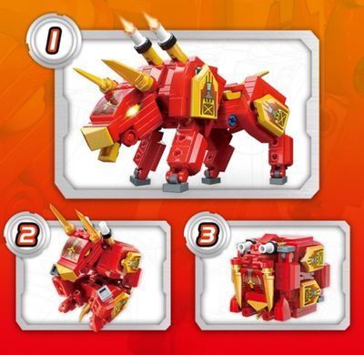 Конструктор Brick Палаючий бик Trans collector-Flaming Bull Qman 41207
