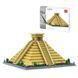 Конструктор Wange Пирамида Кукулькана, Мексика 6225, Архитектура 3D, 1340 дет., Майя, El Castillo Kukulkan